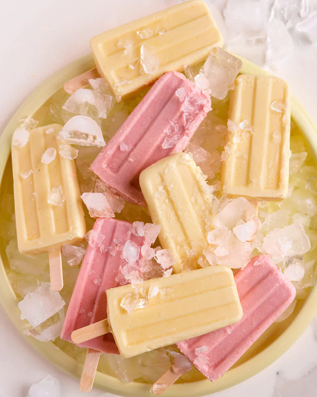 PROTEIN WATER POPSICLES WITH LEMONADE & BERRY BLISS PROTEIN WATERS