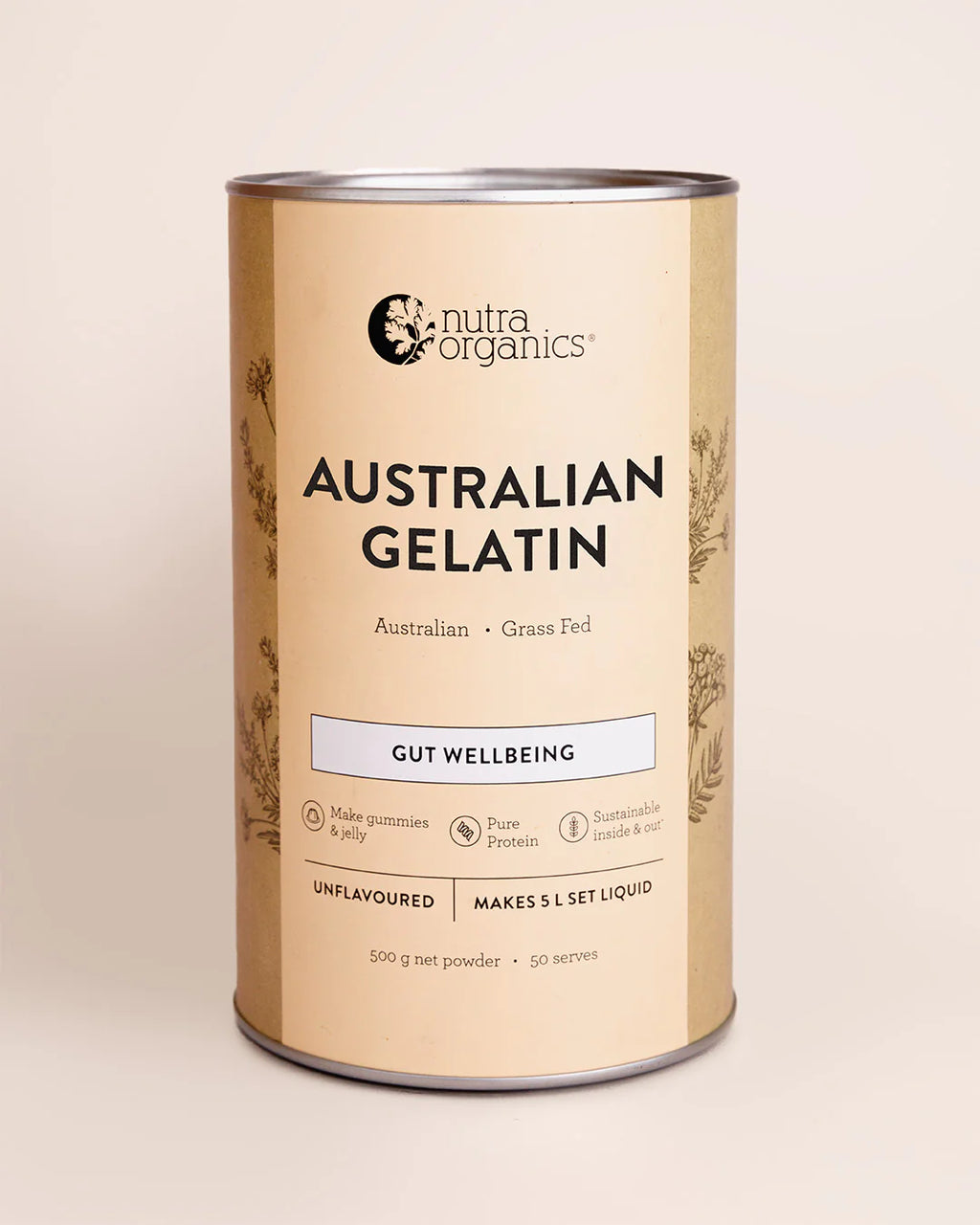 NUTRA ORGANICS AUSTRALIAN GELATIN 300G
