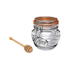 KILNER Honey Pot with Drizzler Spoon, 400ml