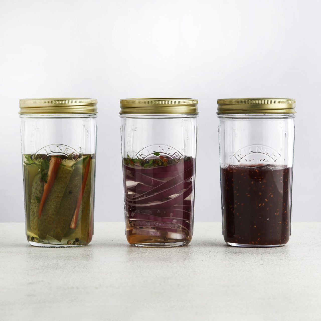 Kilner® Wide Mouth Preserve Jar Set of 6, 500ml