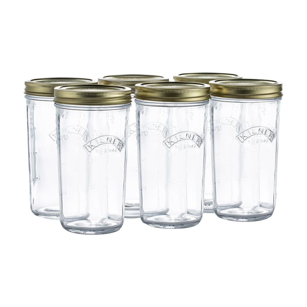 Kilner® Wide Mouth Preserve Jar Set of 6, 500ml
