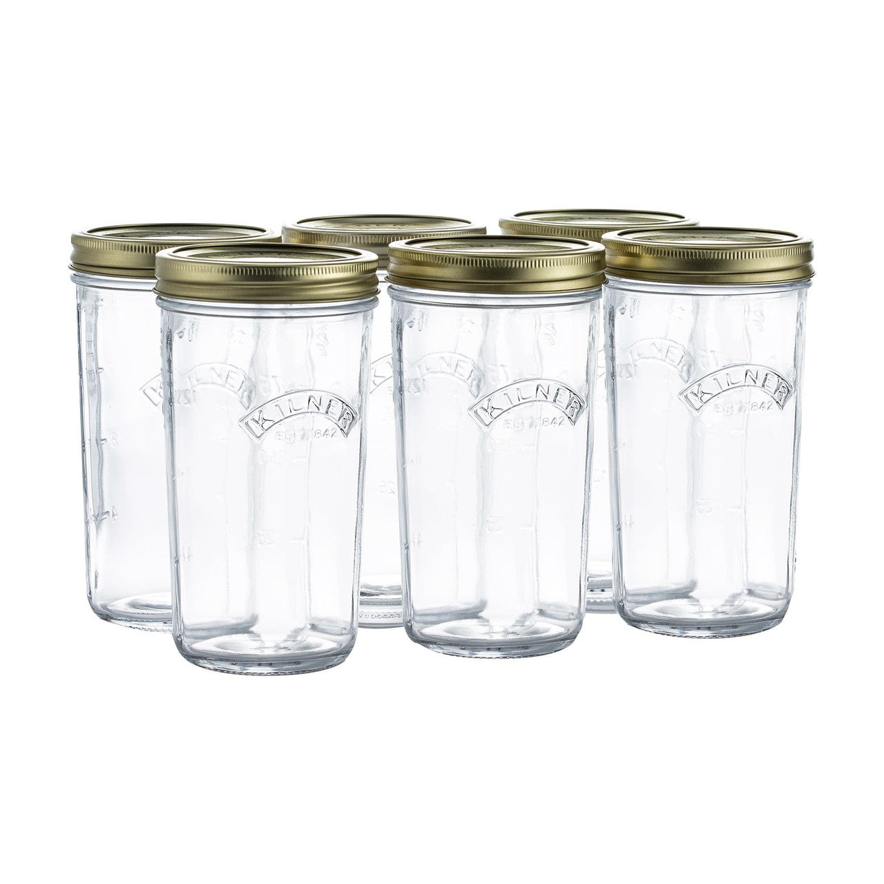 Kilner® Wide Mouth Preserve Jar Set of 6, 500ml