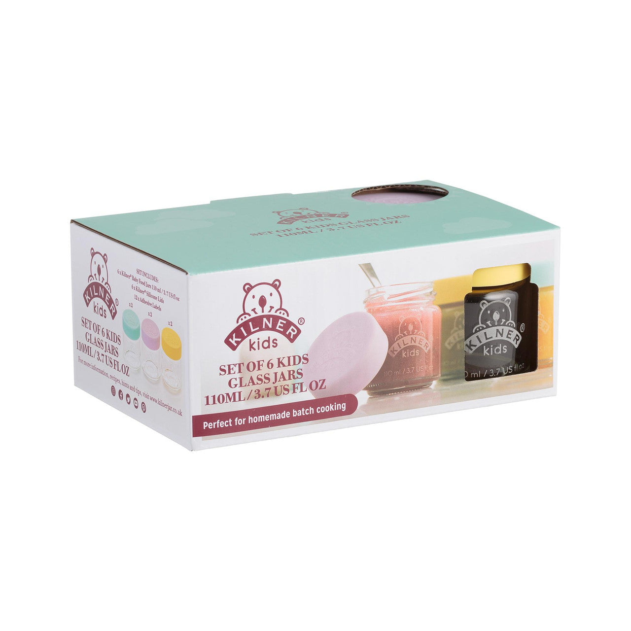 The Kilner® Kids Jars Set of 6 - 110ml