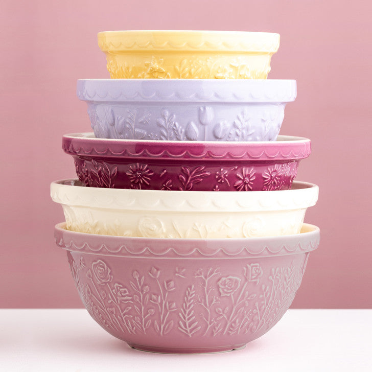 In The Meadow Cream Rose Mixing Bowl, 29cm / 4 Litre