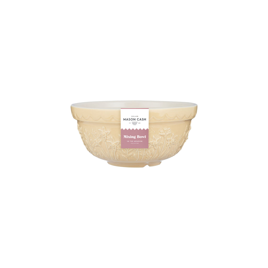 In The Meadow Yellow Daffodil Mixing Bowl, 21cm / 1.1 Litre