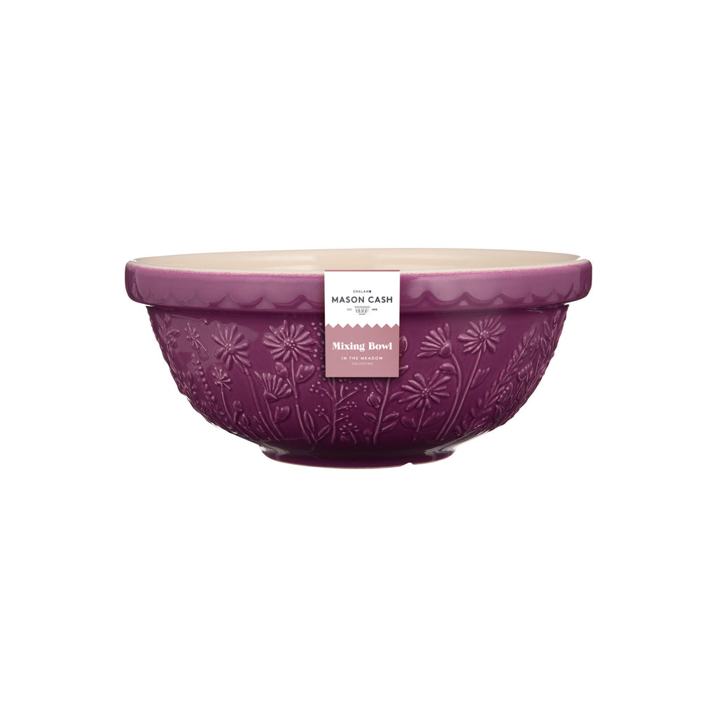 In The Meadow Purple Daisy Mixing Bowl, 26cm / 2.7 Litre