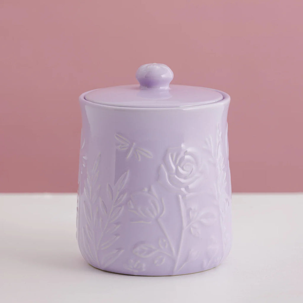 In The Meadow Lilac Storage Jar, 15 x 11.5cm / 800