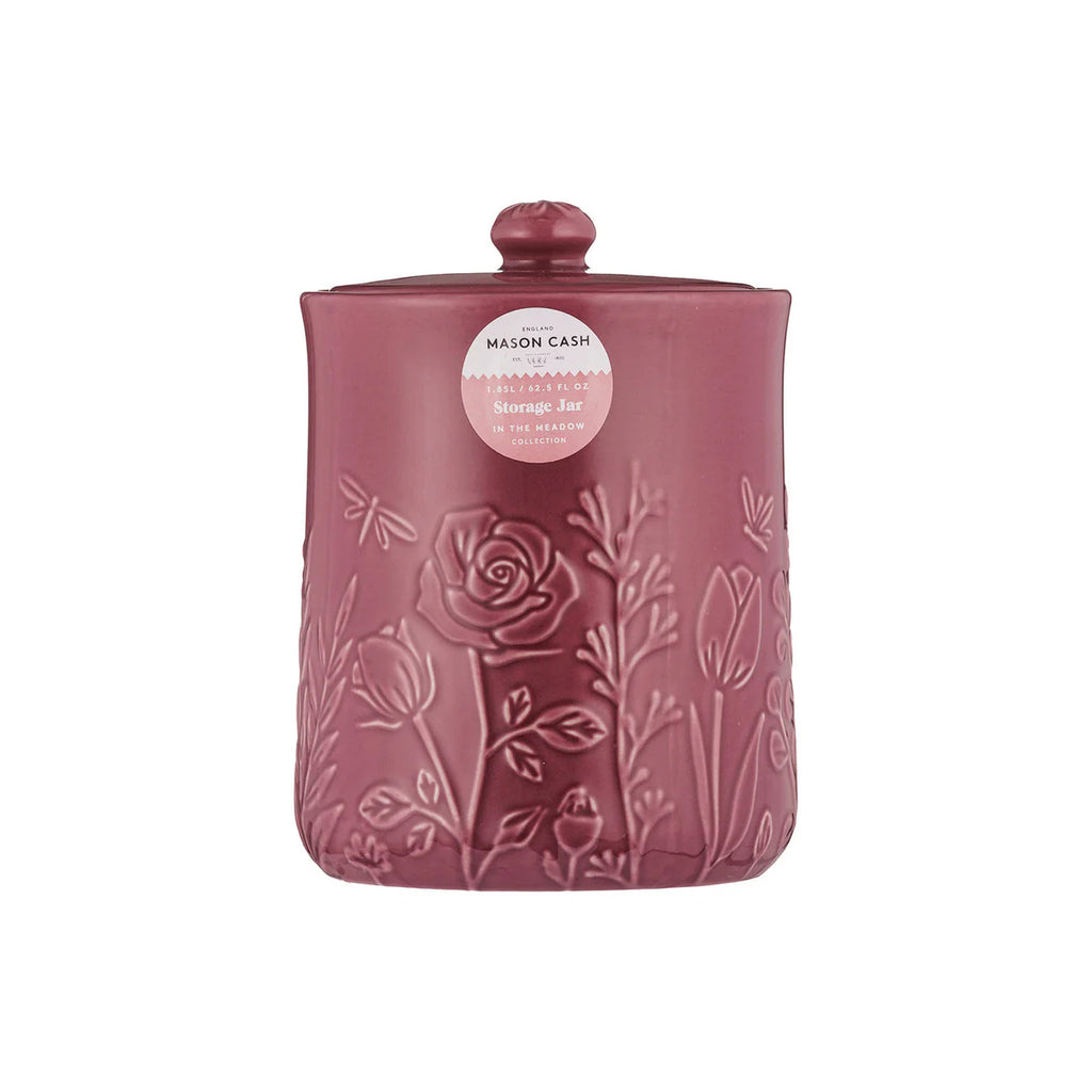 MASON CASH MEADOW STORAGE JAR 18X13CM