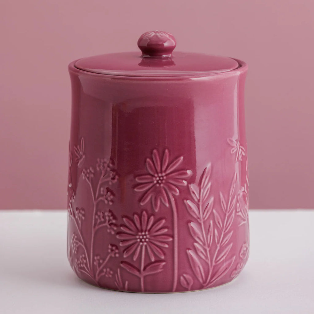 MASON CASH MEADOW STORAGE JAR 18X13CM