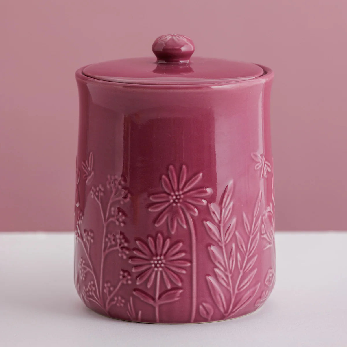 MASON CASH MEADOW STORAGE JAR 18X13CM