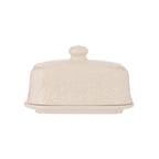 In The Meadow Cream Butter Dish, 9 x 15.6 x 10.6cm