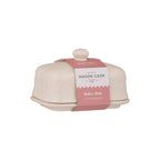 In The Meadow Cream Butter Dish, 9 x 15.6 x 10.6cm