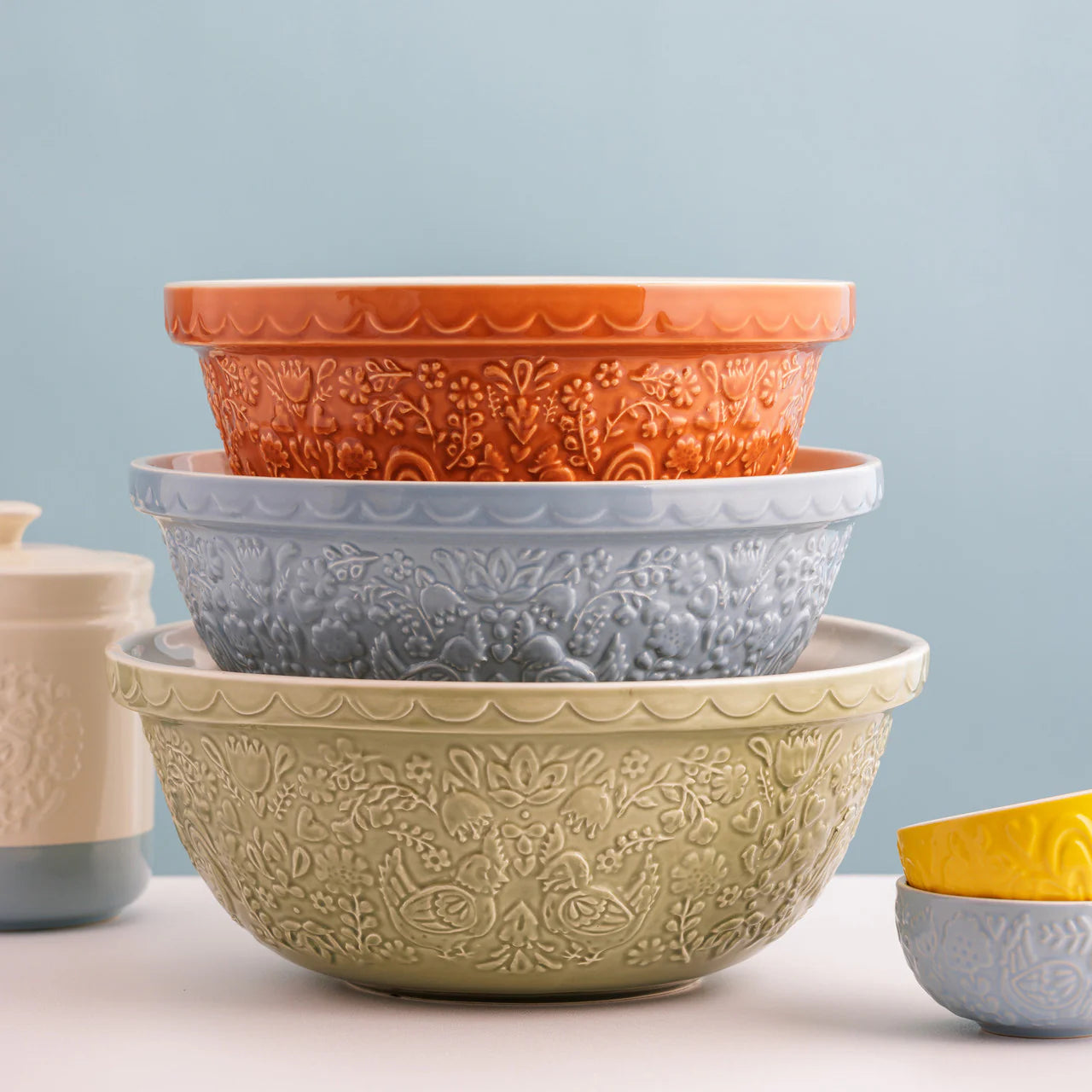 Home To Roost Green Hen Mixing Bowl - 4 Litre / 29cm