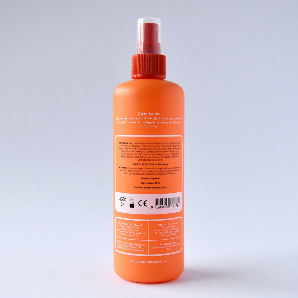 Natural Plant Based Hair Detangler in Mandarin and Grape