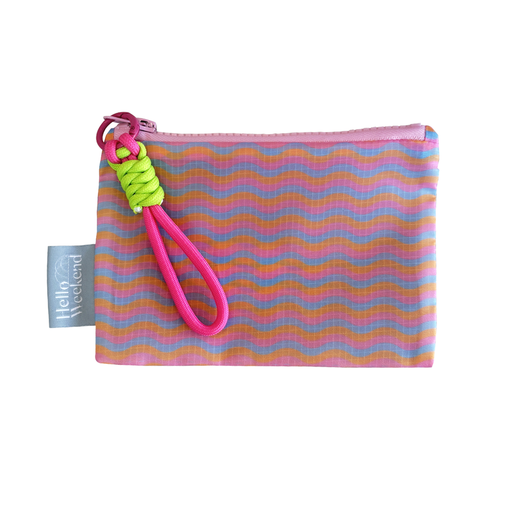 NEW -Mini Pouch Set - Hearts and Waves