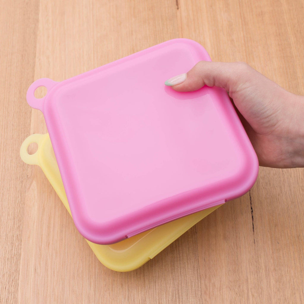 Sandwich Pouches – Fuchsia & Lemon