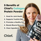 Grass-fed Collagen Protein Powder - Dark Chocolate