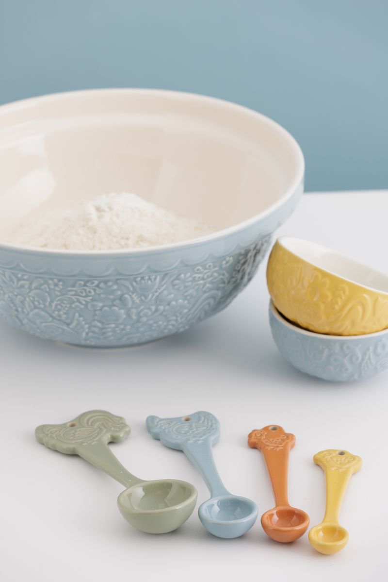 MASON CASH Home To Roost Set of 4 Measuring Spoons
