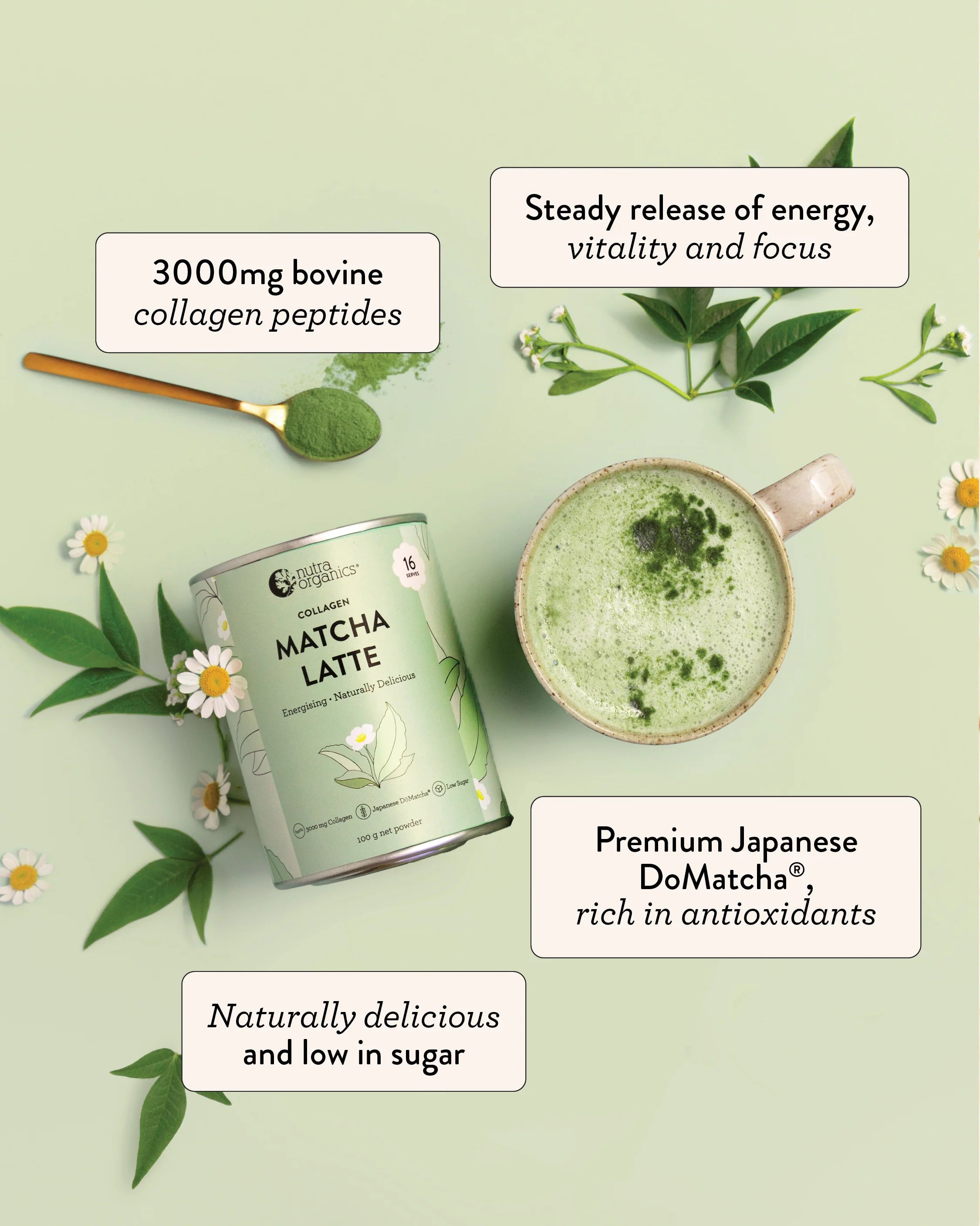 COLLAGEN MATCHA LATTE