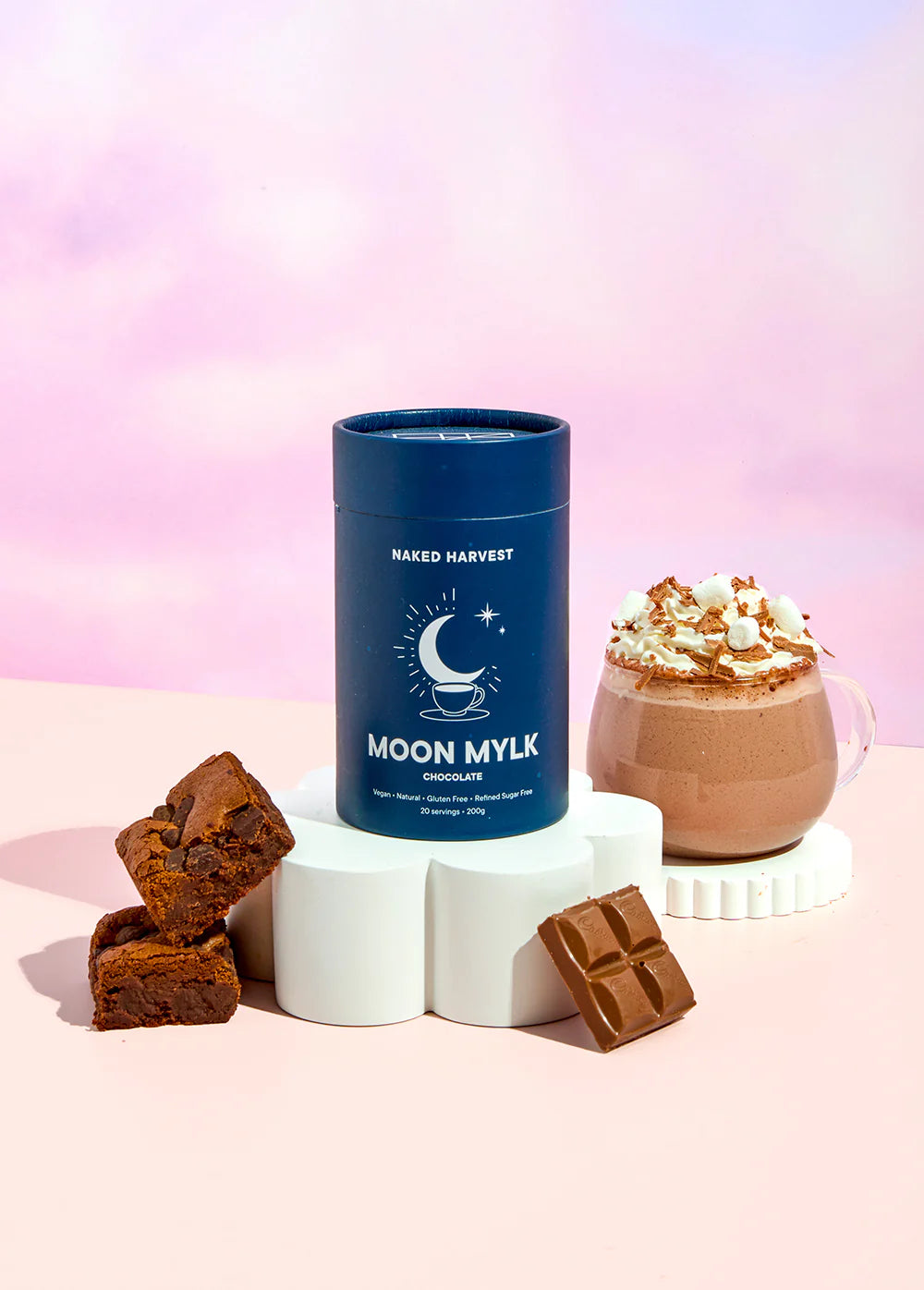 NU HARVEST HOT CHOC MOON MYLK 200G