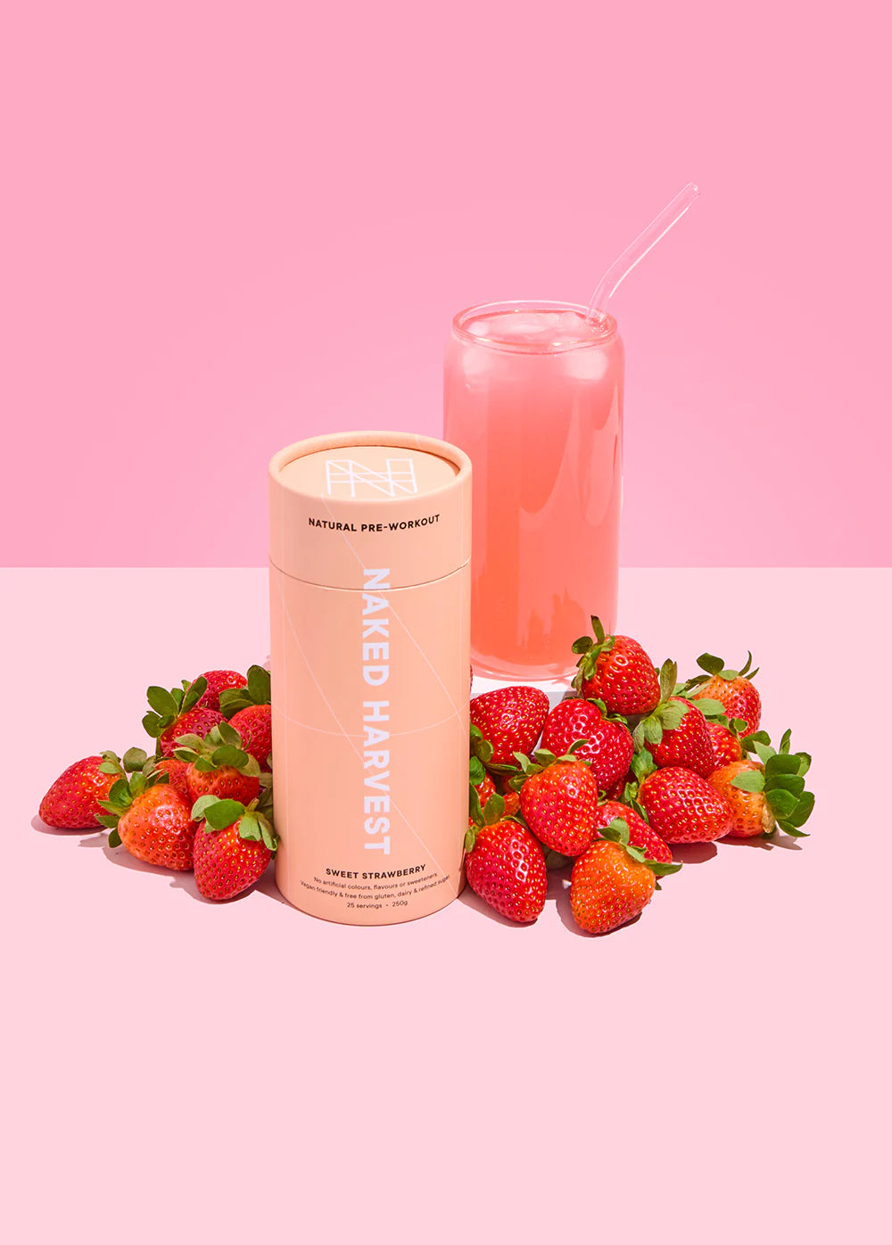 NU HARVEST SWEET STRAWBERRY NATURAL PRE-WORKOUT
