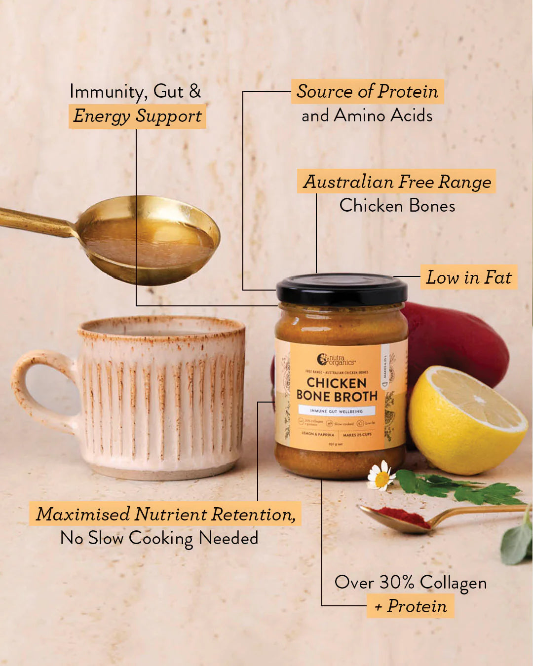 CHICKEN BONE BROTH CONCENTRATE