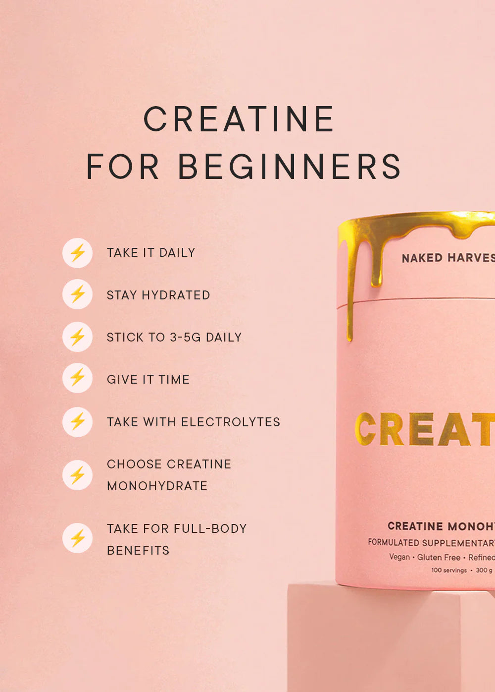 NU HARVEST CREATINE MONOHYDRATE