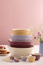 In The Meadow Lilac Tulip Mixing Bowl, 24cm / 2 Litre