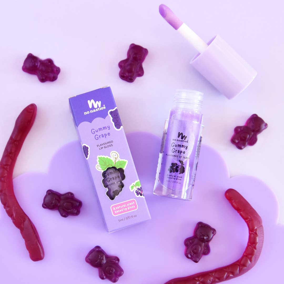 Natural Kids Lip Gloss Wands - Multiple Flavours available