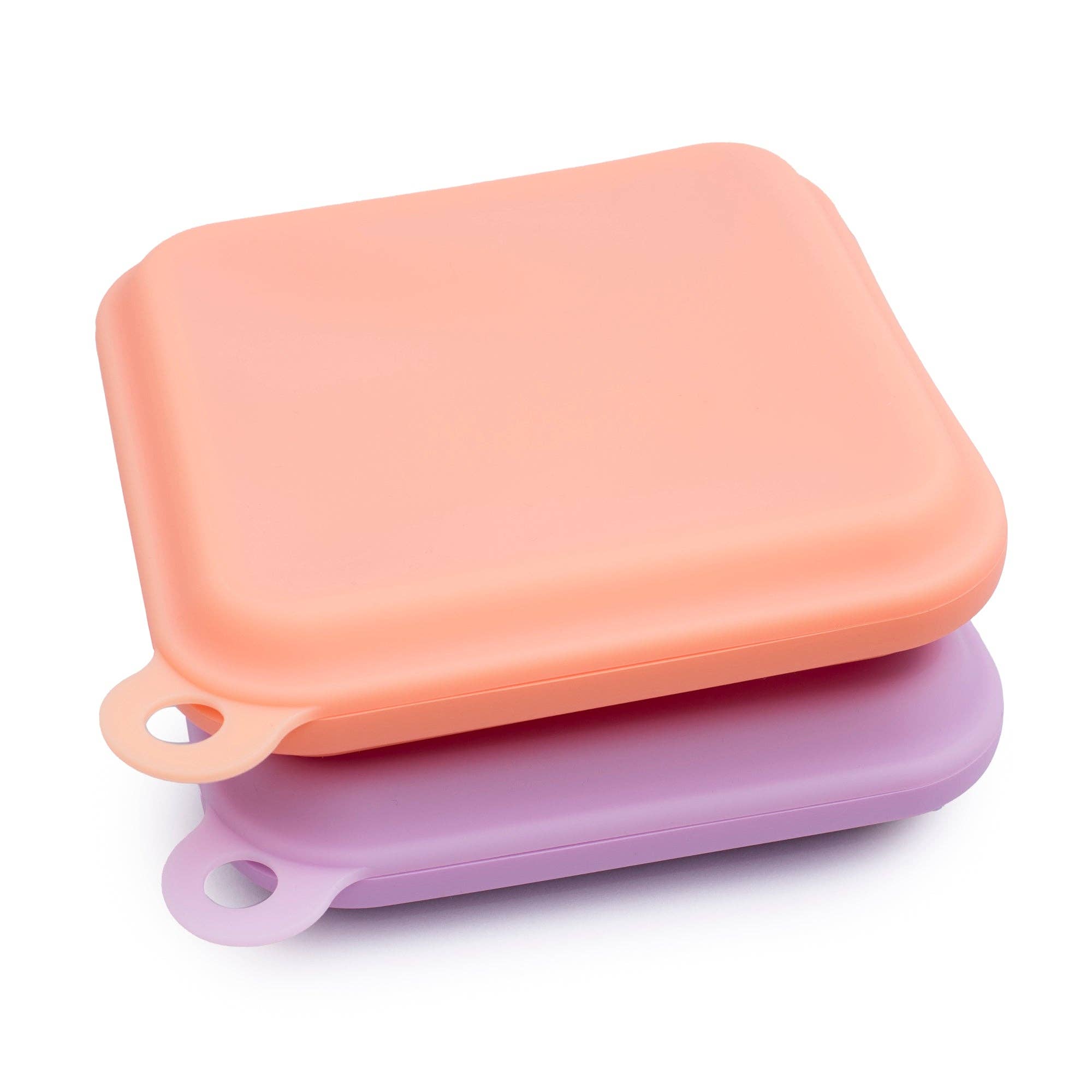 Sandwich Pouches – Purple & Tangerine