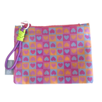 NEW -Mini Pouch Set - Hearts and Waves