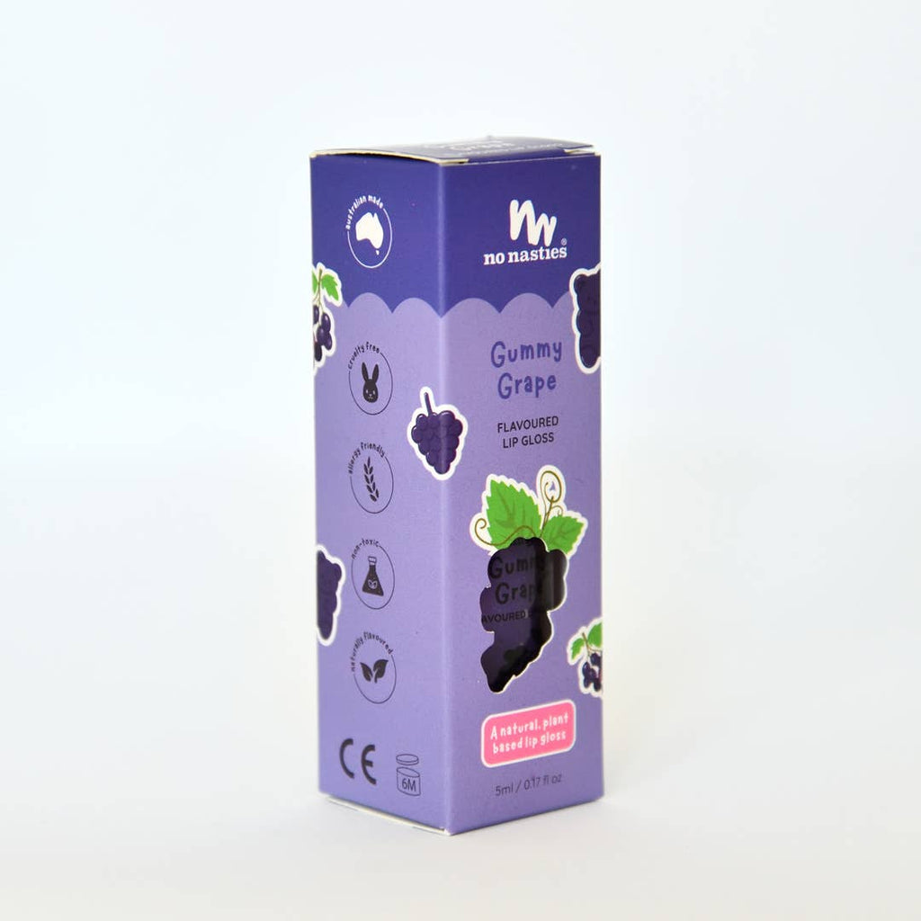 Natural Kids Lip Gloss Wands - Multiple Flavours available