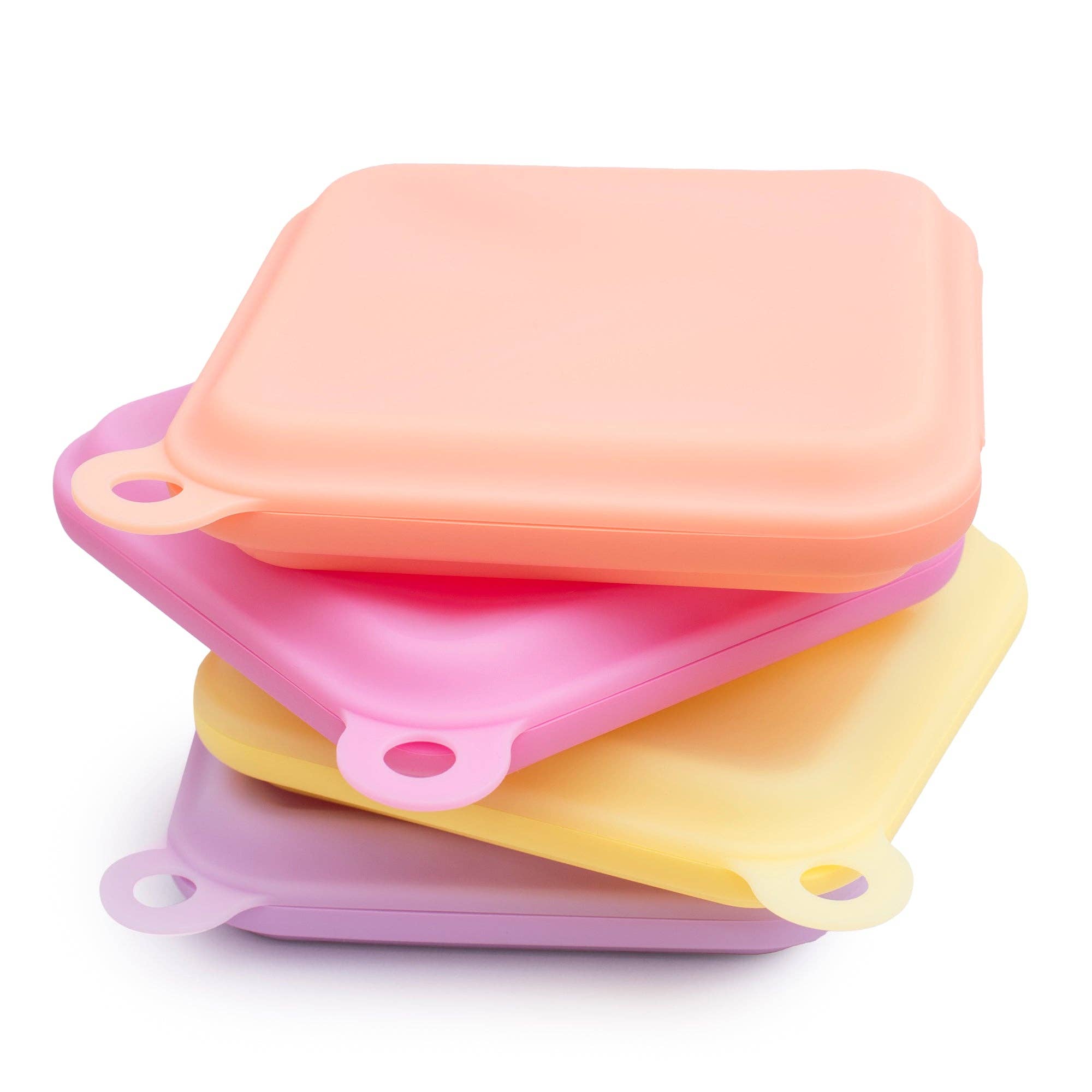Sandwich Pouches – Purple & Tangerine