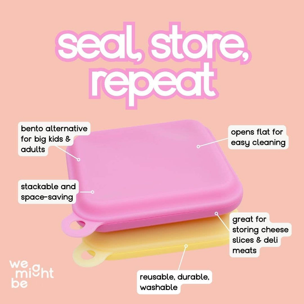 Sandwich Pouches – Fuchsia & Lemon