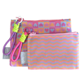 NEW -Mini Pouch Set - Hearts and Waves