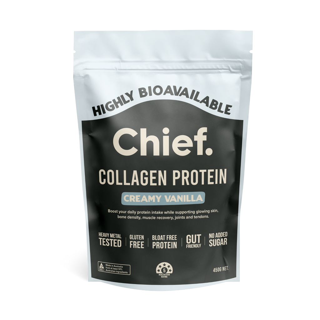 Grass-fed Collagen Protein Powder - Creamy Vanilla