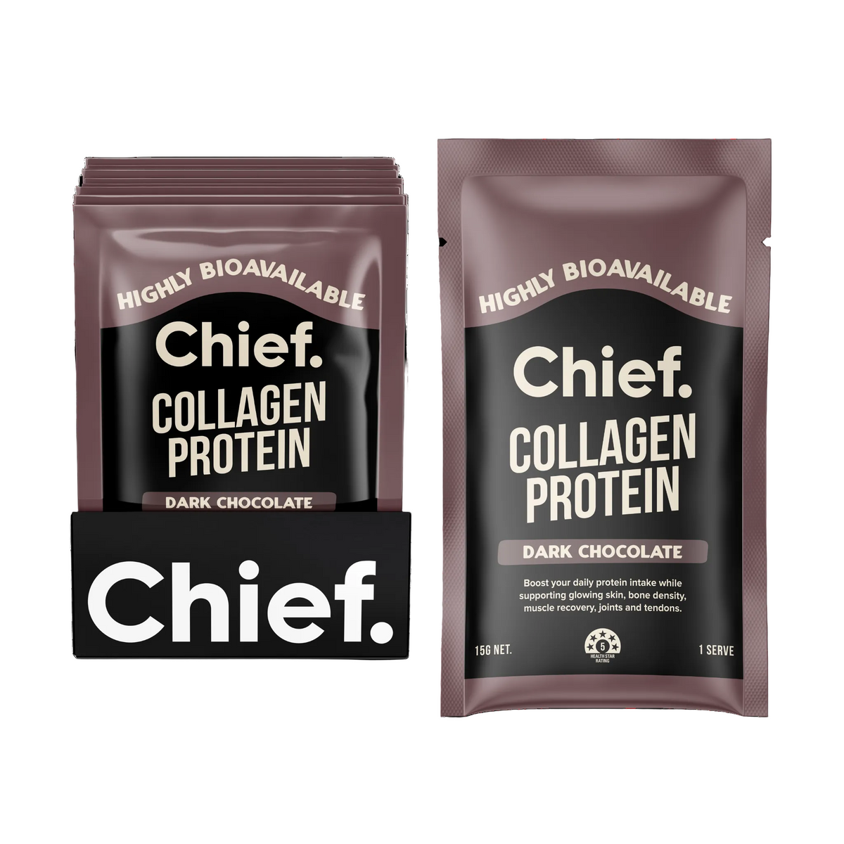 Grass-fed Collagen Protein Powder - Dark Chocolate