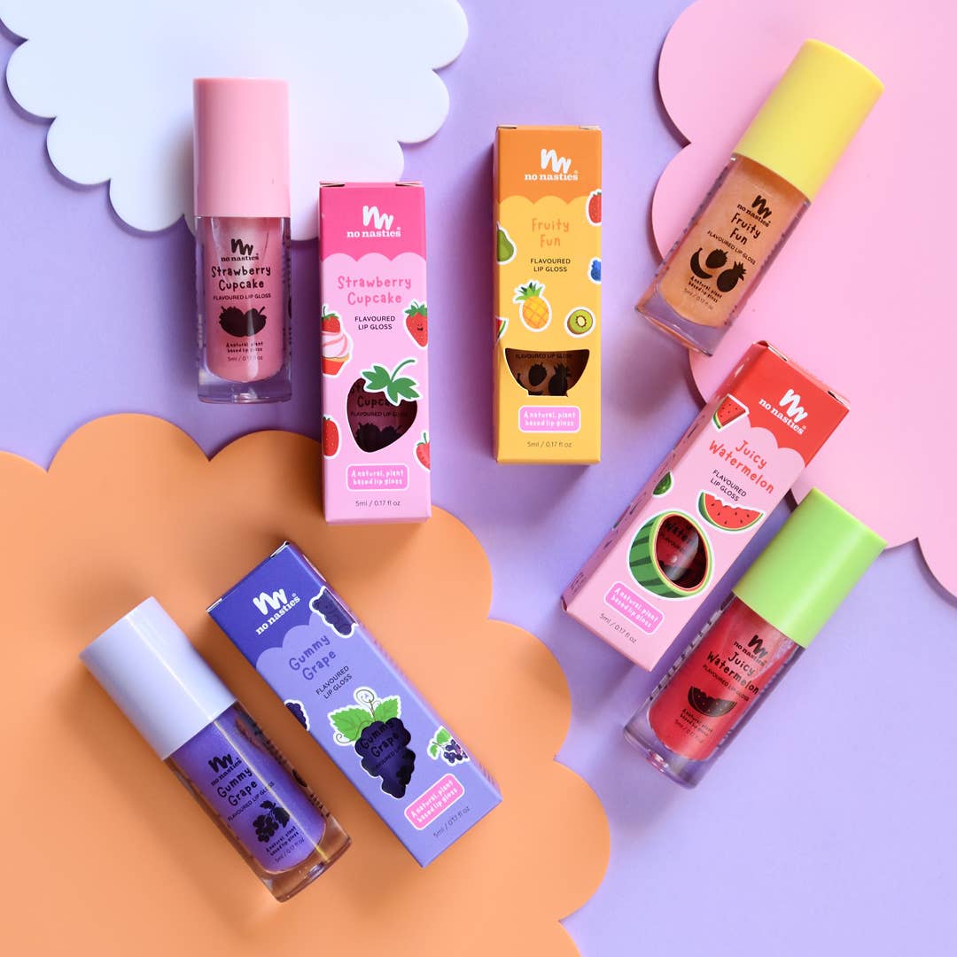 Natural Kids Lip Gloss Wands - Multiple Flavours available
