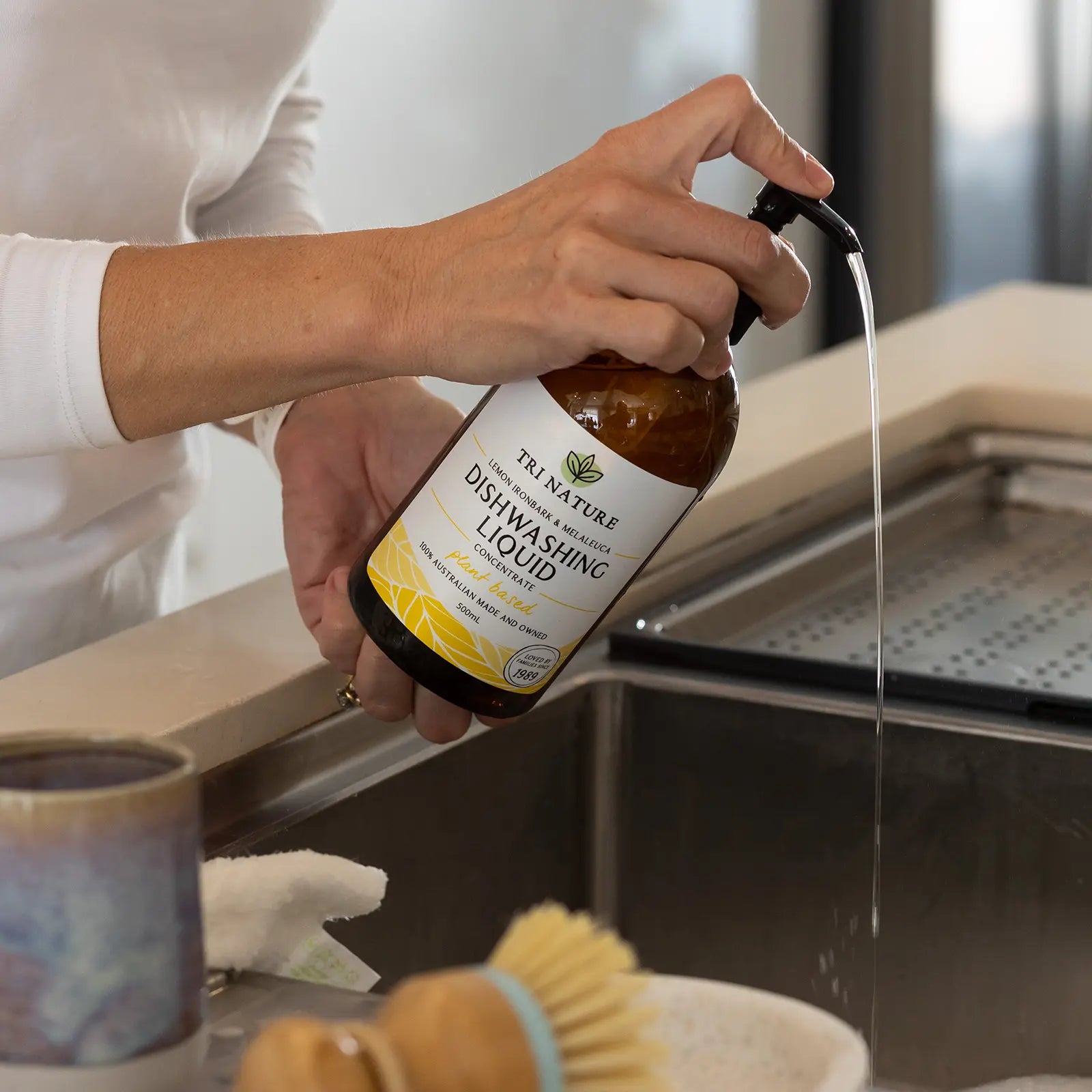 DISHWASHING LIQUID REFILL LEMON IRONBARK + MELAEUCA