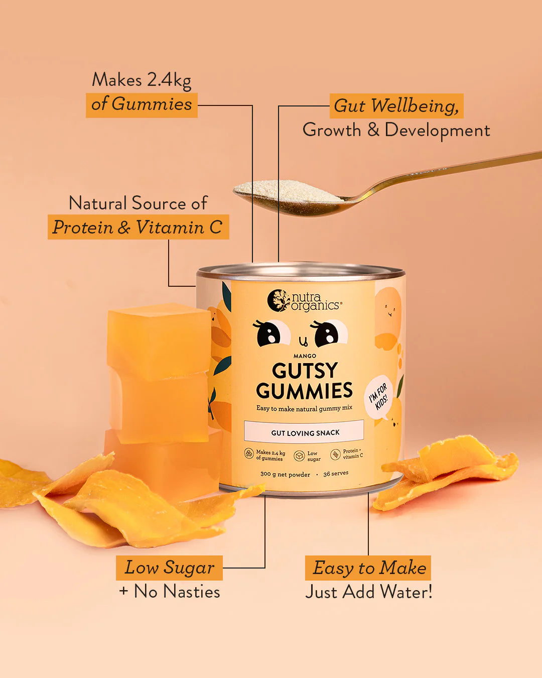 GUTSY GUMMIES 300g