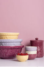 In The Meadow Lilac Tulip Mixing Bowl, 24cm / 2 Litre